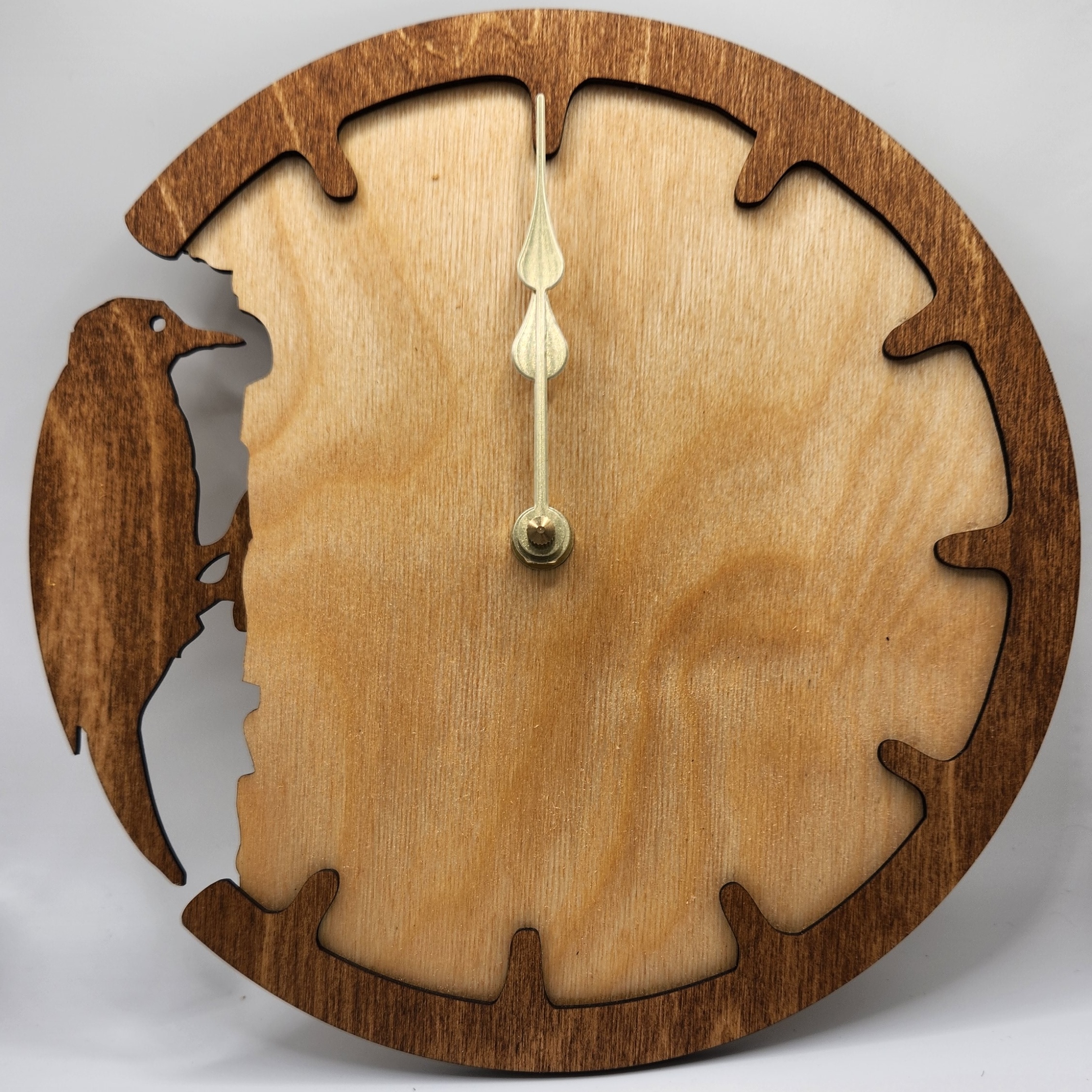 woodpecker clock